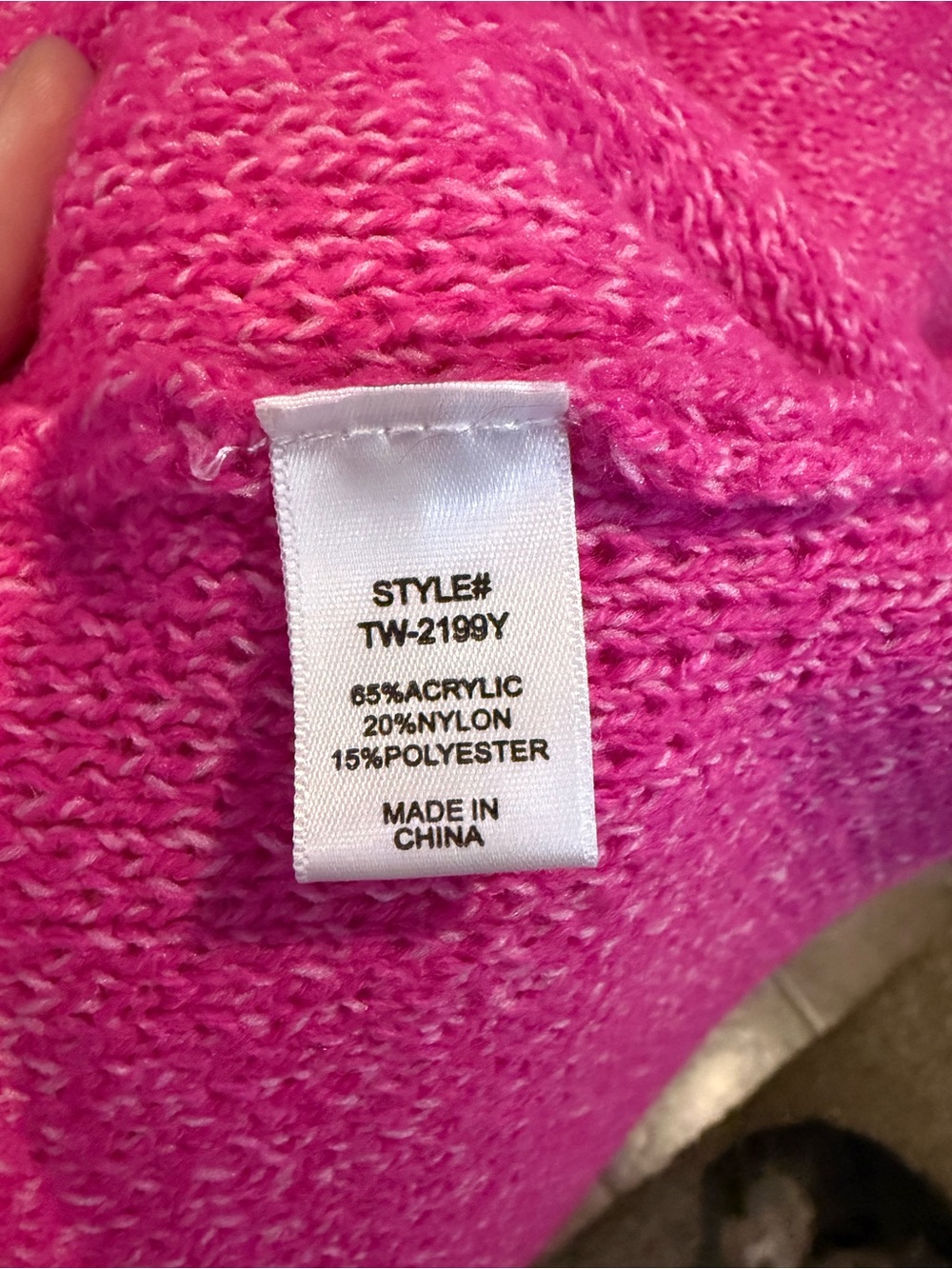 Zenana Outfitters Fuchsia Pink Open-Front Hooded CardiganNWOT - Picture 4 of 4